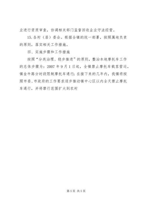 乡镇整治本地摩托车工作实施方案.docx