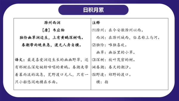 统编版三年级语文下学期期中核心考点集训第四单元（复习课件）