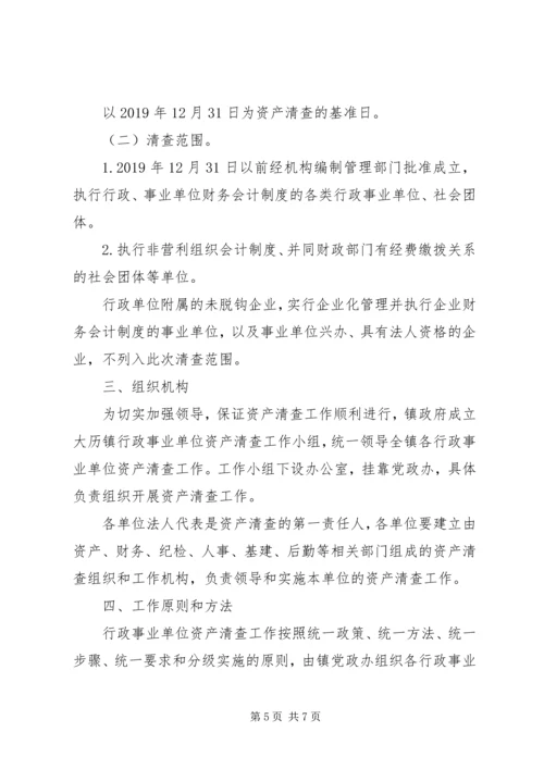 事业单位国有资产清查工作报告范文.docx