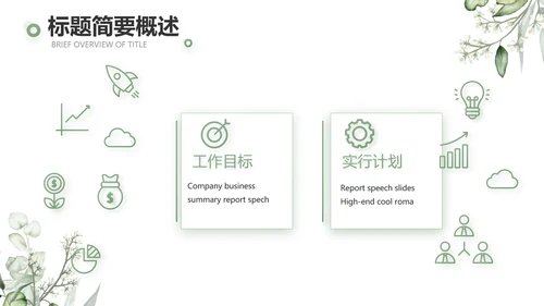 绿色清新美容护肤皮肤管理动态PPT