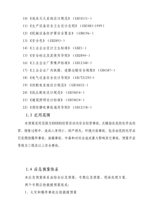 危险化学品经营单位应急专题预案.docx