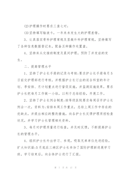 护士个人心得述职报告范文.docx