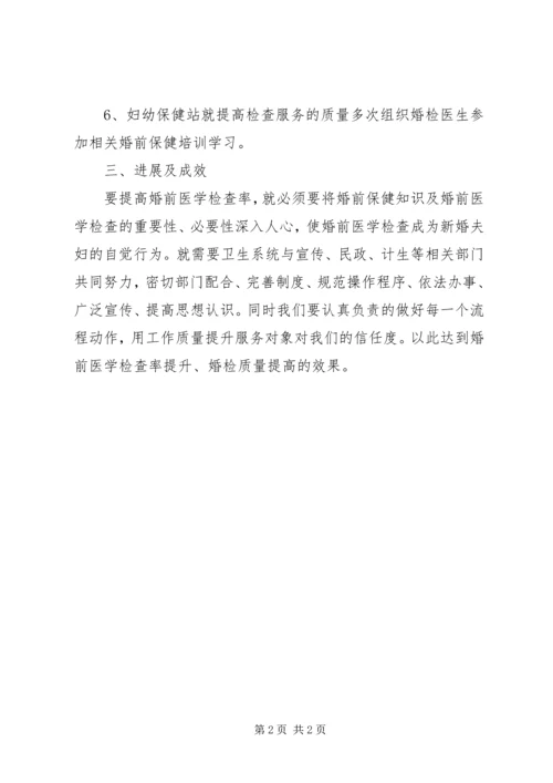 关于婚检率低的问题整改报告.docx