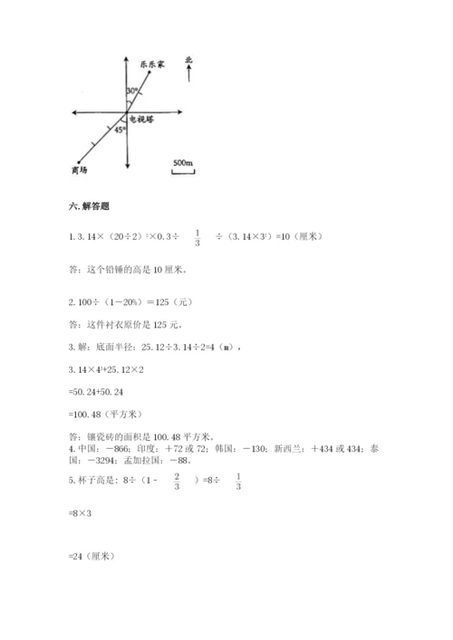 小升初数学期末测试卷精品（全优）.docx