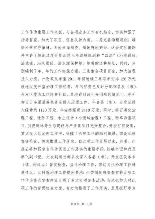 州长在整治坡地过度开垦大会的发言.docx