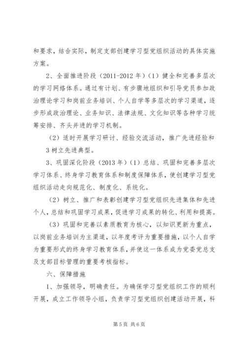 街道创建学习型党组织实施方案 (3).docx