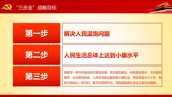 学习十九大精神不忘初心牢记使命ppt模板