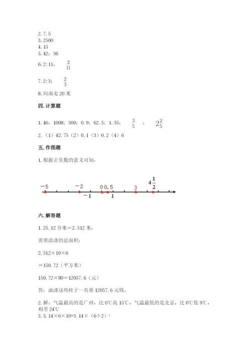 安宁市六年级下册数学期末测试卷推荐.docx