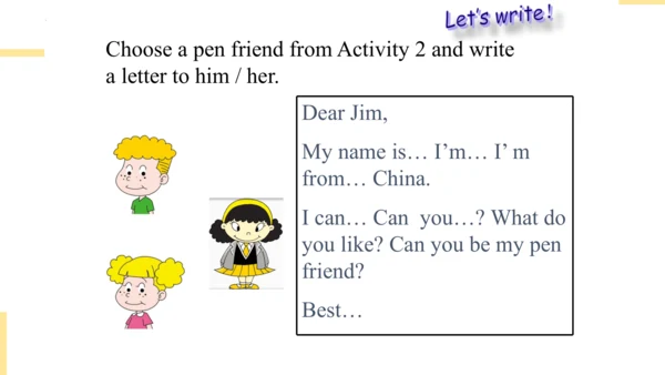 Module 5 Unit 2 I want a Chinese pen pal 课件(共32张PP