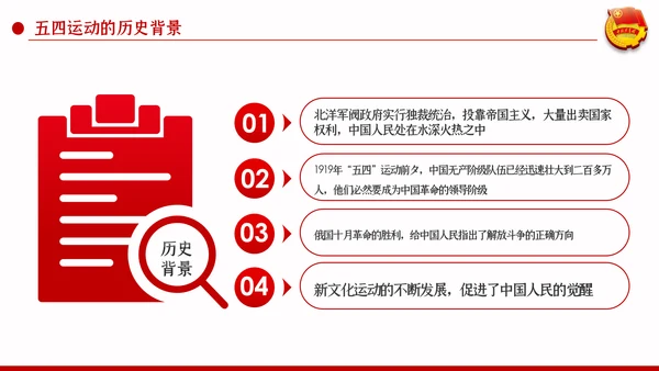 五四精神传承有我纪念五四运动101周年团课PPT