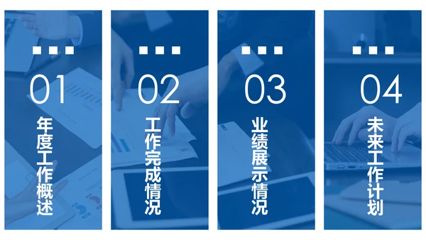 蓝色2020金融银行工作汇报述职报告动态PPT模板