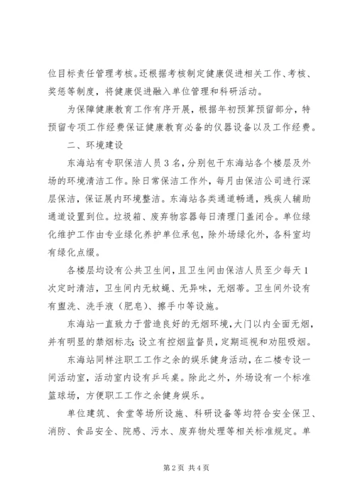 健康促进单位工作总结_1.docx