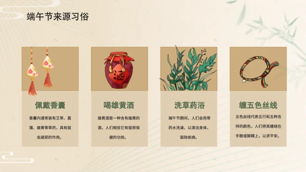 黄色简约风端午节粽子产品宣传介绍PPT模板