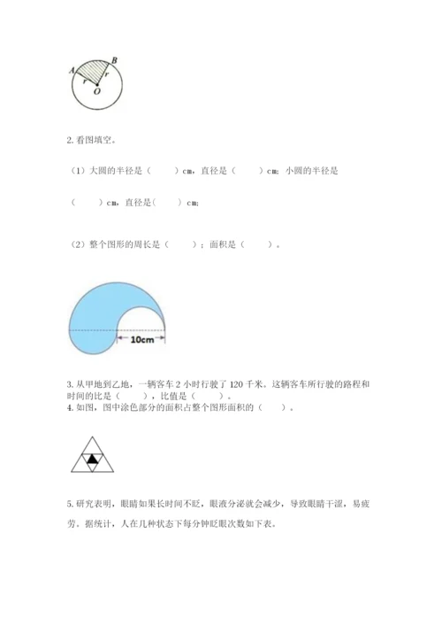 人教版六年级上册数学期末测试卷【考点提分】.docx