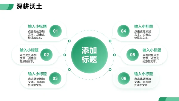 绿色扁平简约风农村振兴大学生三下乡纪实PPT模板