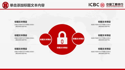 工商银行ppt模板工行理财工作总结汇报