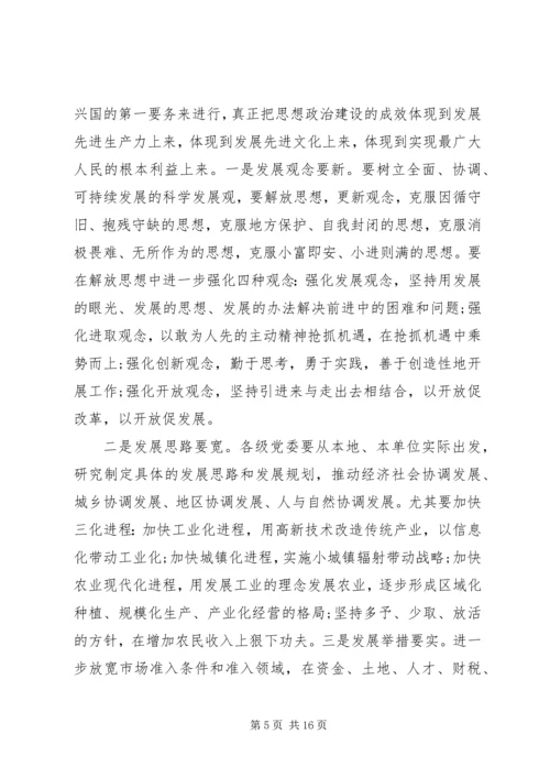 思想和组织的领导思想汇报.docx