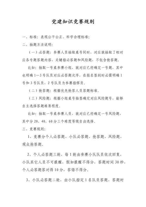 知识竞赛活动专业方案及竞赛新版规则.docx