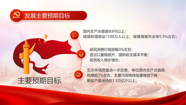 红色大气基层党建廉政述职报告PPT