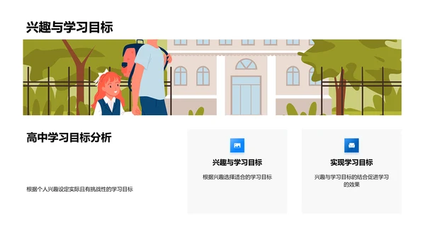 高一学习规划讲解PPT模板