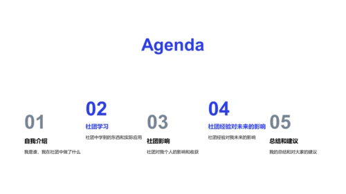 社团成长故事PPT模板