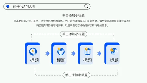 简约大学生职业规划模板PPT