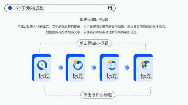 简约大学生职业规划模板PPT