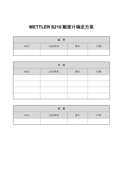 PH酸度计验证专项方案参考.docx