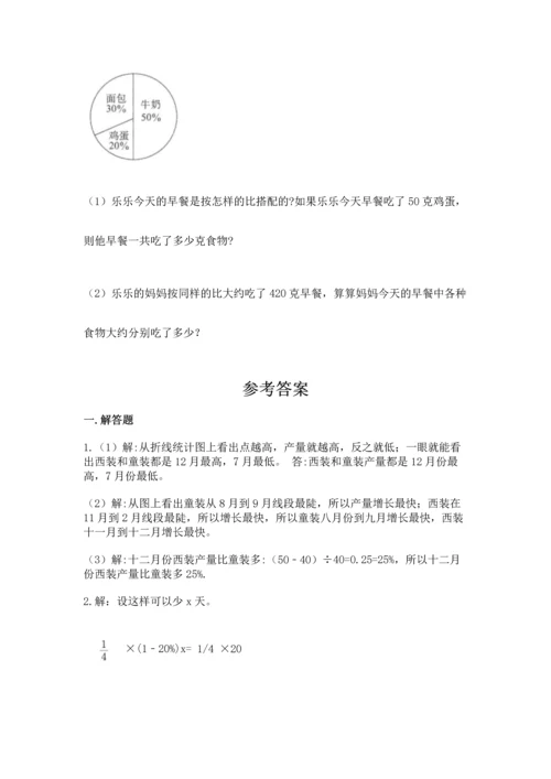 小升初数学应用题50道及答案【真题汇编】.docx