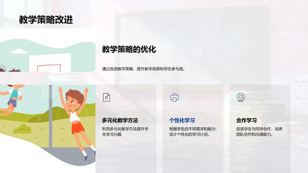 教学工作年度报告PPT模板