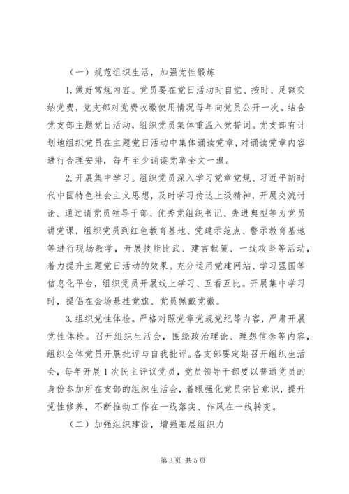 党支部主题党日活动计划范文精选.docx