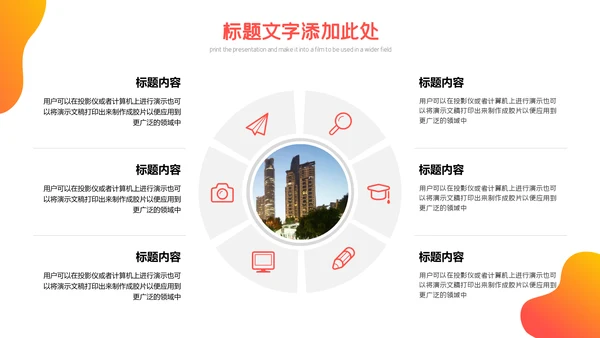 都市风光创建文明城市工作汇报通用PPT模板