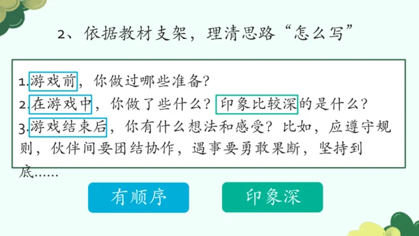 【四上课件】第六单元习作：记一次游戏