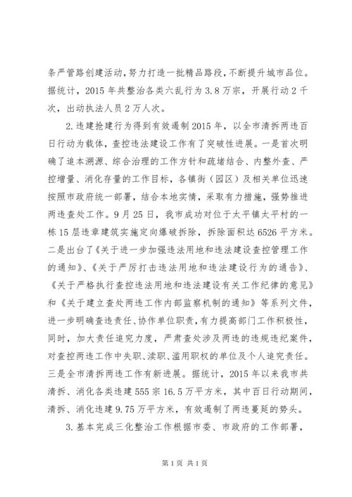 城管执法局工作总结.docx