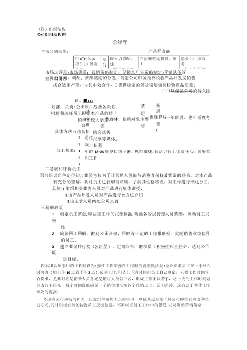 功能性系列饮料开发与推广案策划书