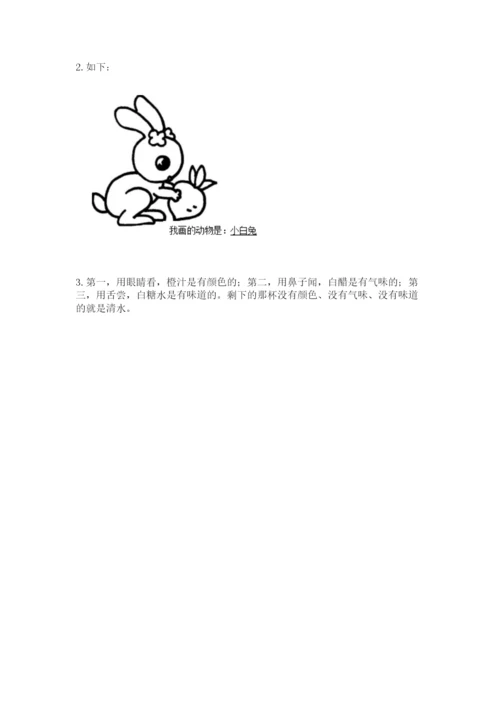 教科版一年级下册科学期末测试卷附参考答案（培优a卷）.docx