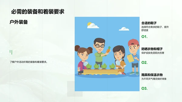 户外活动讲解PPT模板