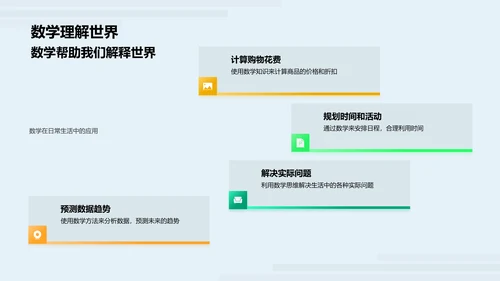 二年级数学引导PPT模板