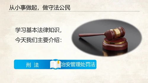 青少年法制教育普法讲座PPT课件