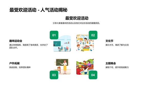 班级活动策划实施PPT模板