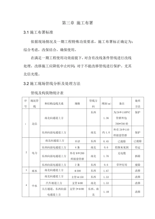 一二期连接通道管线改移综合标准施工专业方案.docx