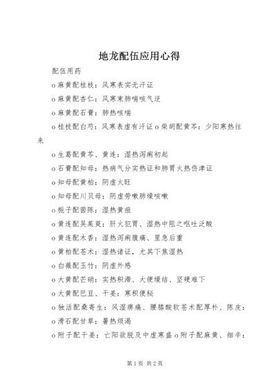 地龙配伍应用心得 (5).docx