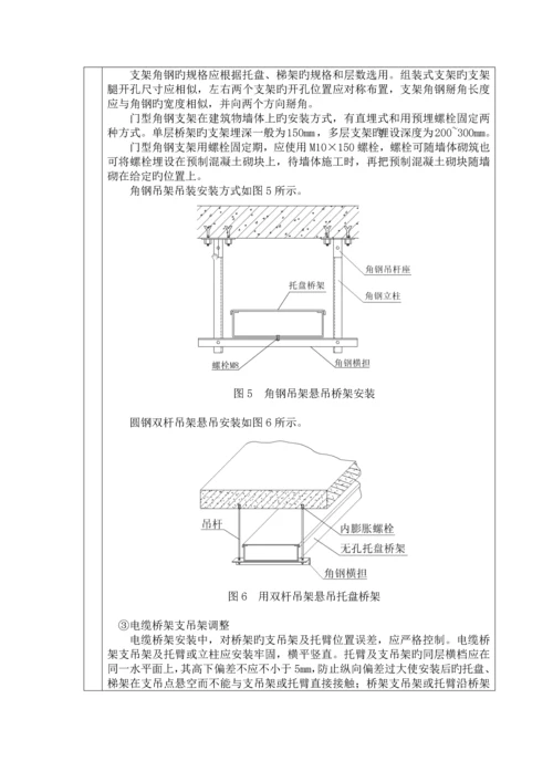 电缆桥架安装技术交底.docx