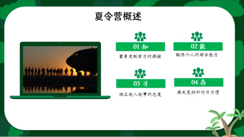 军事夏令营通用PPT模板