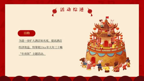春节过年喜庆年夜饭团圆饭阖家团圆通用PPT模板
