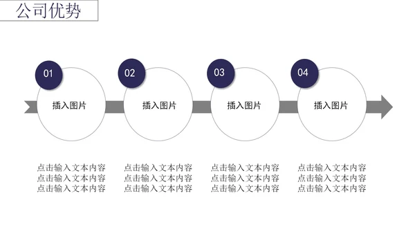 深蓝色公司融资计划书PPT模板