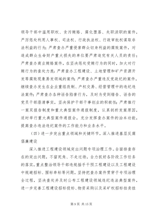 县纪委工作报告范文.docx