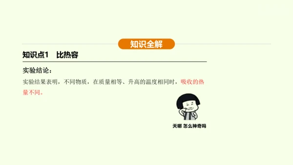 人教版 初中物理 九年级全册 13.3比热容 第1课时课件（28页ppt）