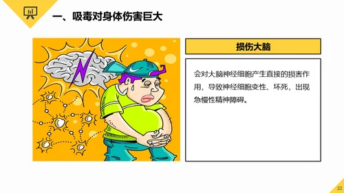 全民禁毒健康生活通用PPT模板