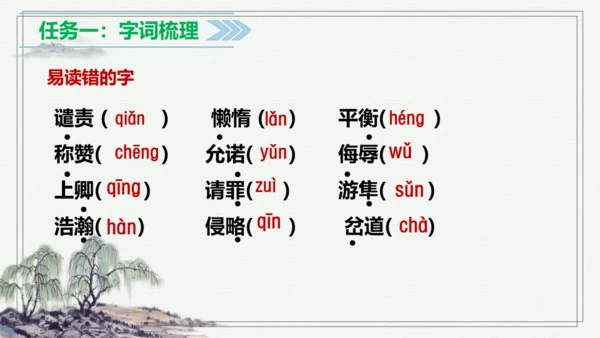 【学霸提优】统编版语文五上（ 第二单元重难点梳理复习）（课件）